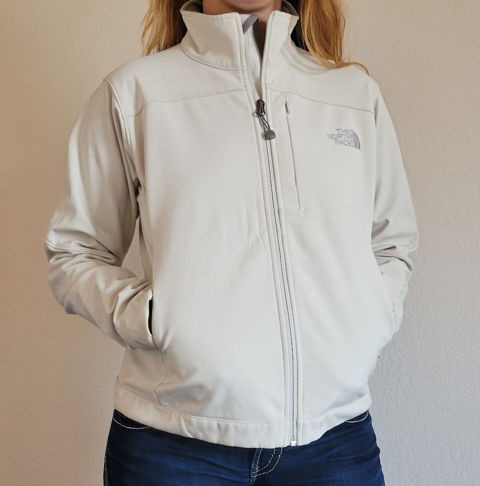 white north face jacket small